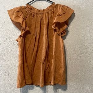 Yellow universal thread tee shirt